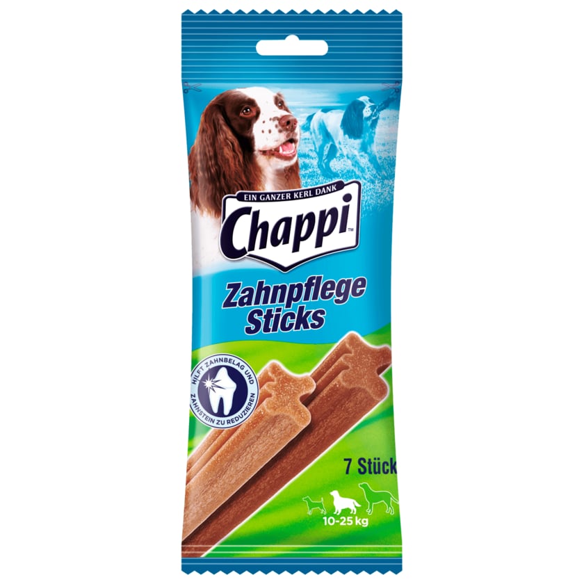 Chappi Zahnpflege-Sticks Mittlere Hunde 7 Stück